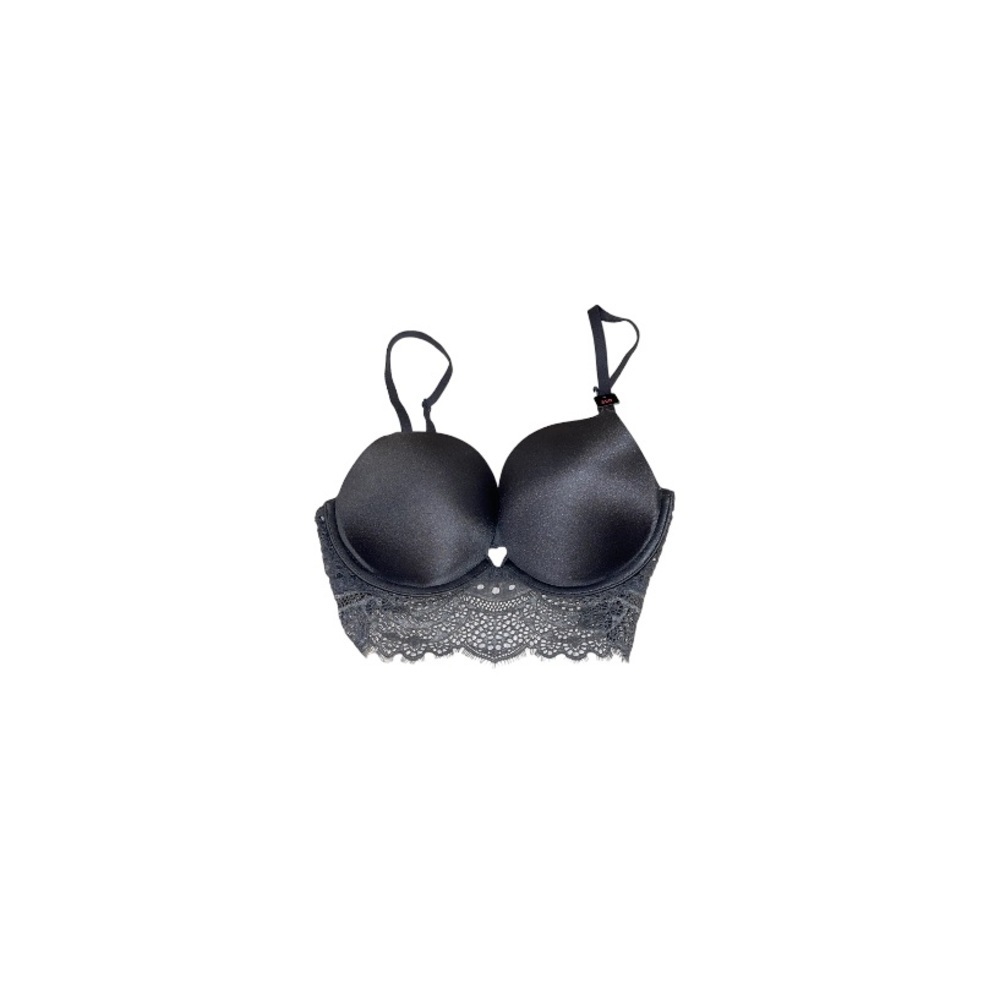🆕 La SENZA “Beyond Sexy” Grey 2 Way Push Up Bra - Women’s Size 32D / D32